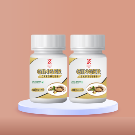 Ginger Capsules | Plant-Based Cough, Cold, Flu & Viral Infection Supplement