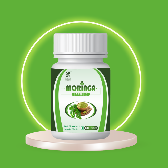 Moringa Capsules | Organic Herbs to Protect Tissue Liver, Kidneys, Heart & lungs & to reduce pain