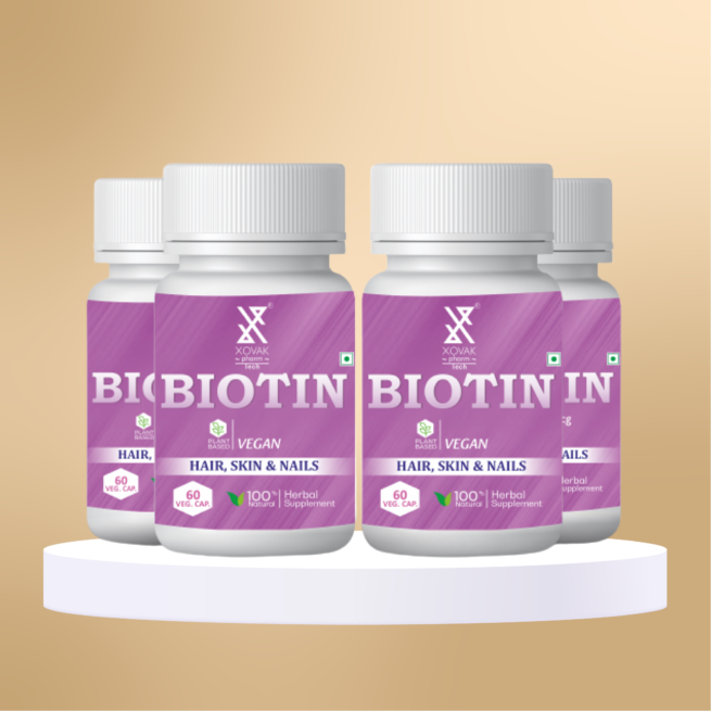 Biotin Capsules | Plant-Based Hair, Skin & Nail Supplement