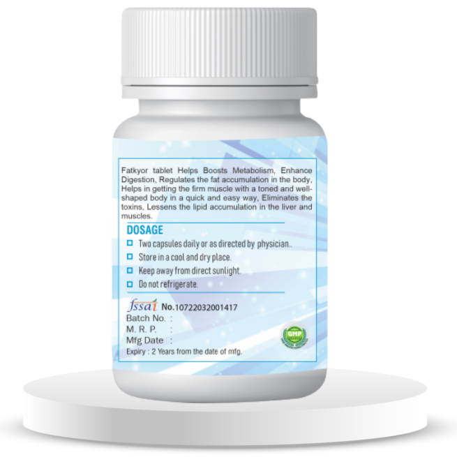 Fatkyor Capsules | Organic Body Detox, Weight Loss & Fat Burn Supplement