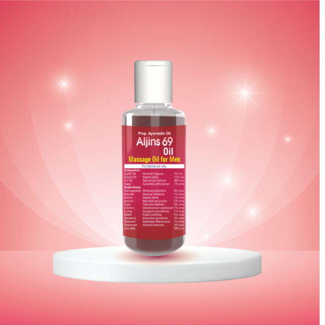 Aljins 69 Oil | Ayurvedic Massage Oil Men's Sexual Wellness
