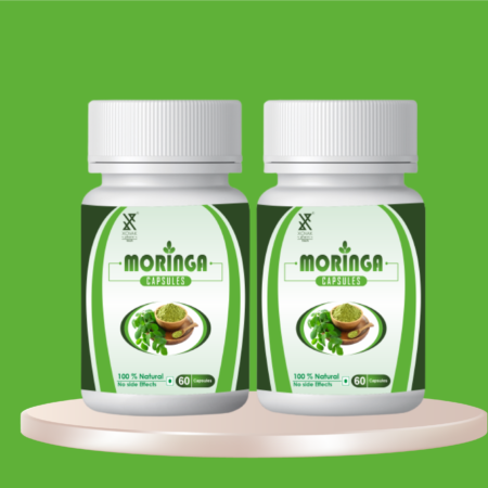 Moringa Capsules | Organic Herbs To Protect Tissue Liver, Kidneys, Heart & Lungs & To Reduce Pain