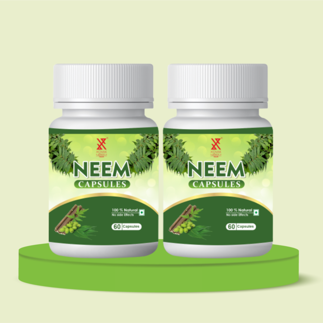 Neem Capsules | Skin Wellness, Acne Control & Blood Purifier