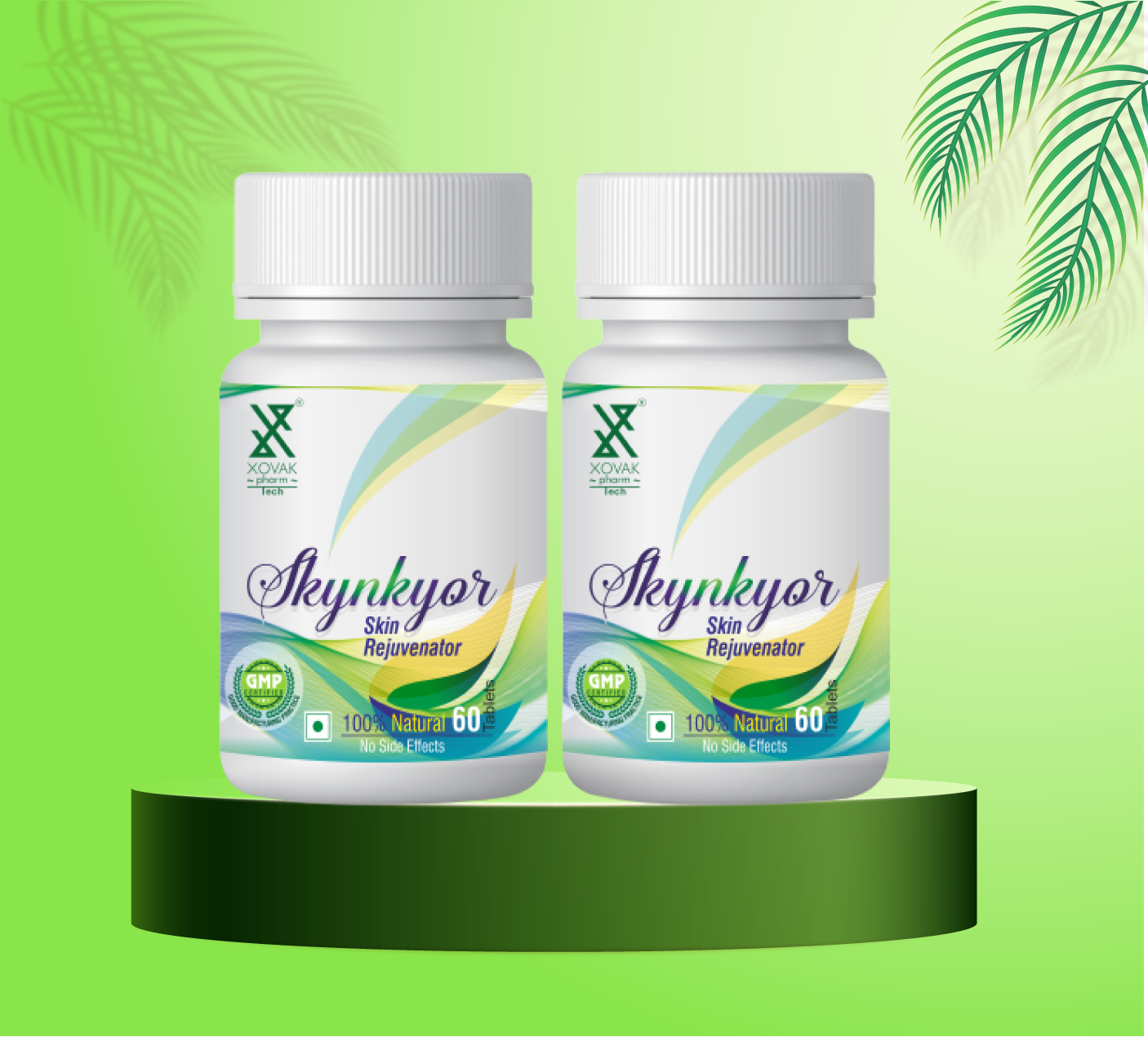 Skynkyor Tablets | Ayurvedic Skin Collagen Supplement | Treat Acne, Pigmentation & Dermatitis