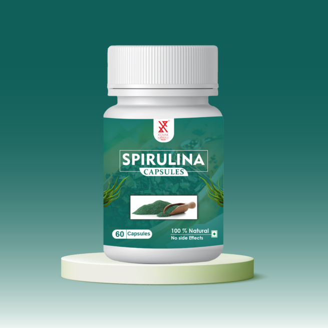 Spirulina Capsules | Reinforce Production of White Blood Cells & Antibodies