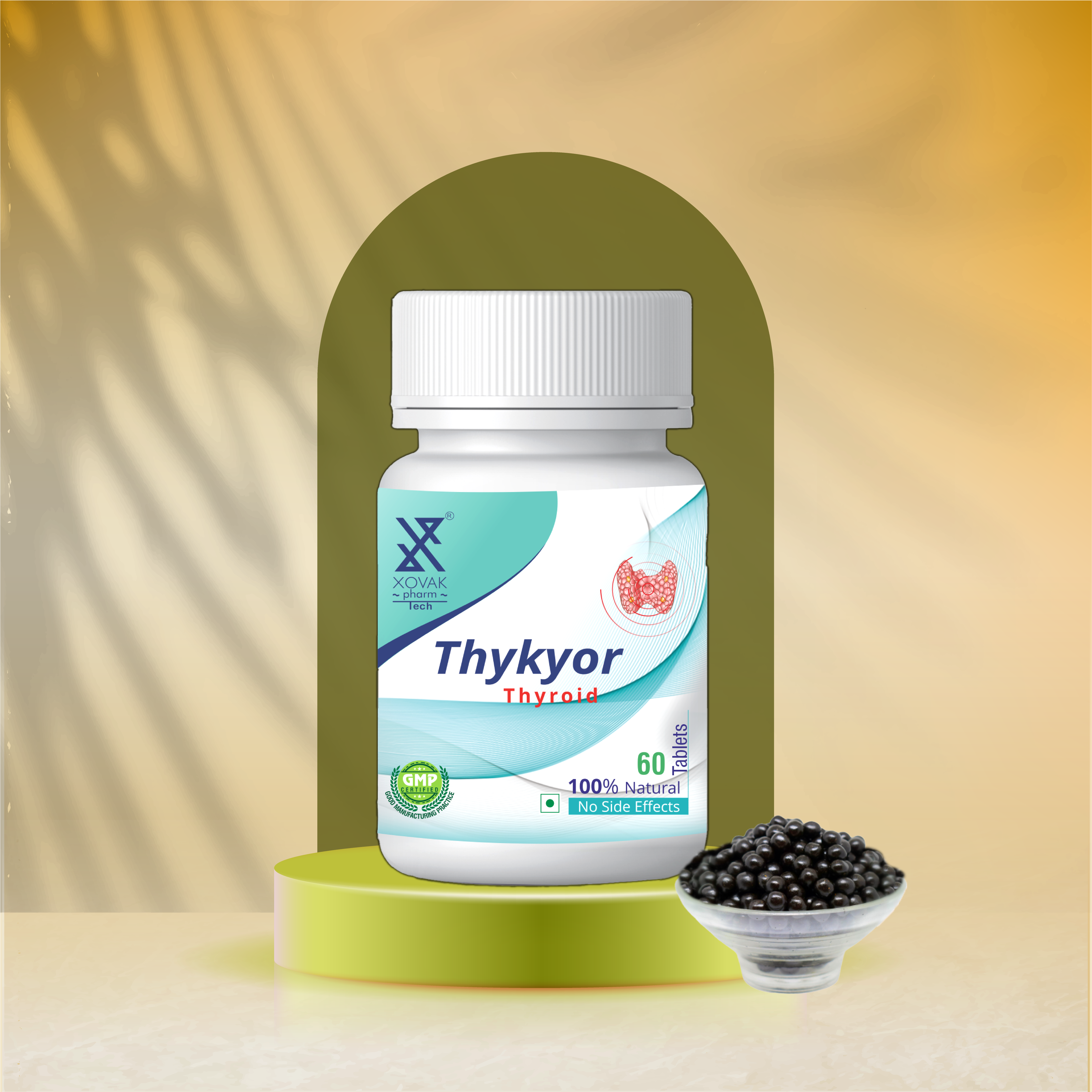 Thykyor Capsules | Organic Supplements for Thyroid & Hormonal balance