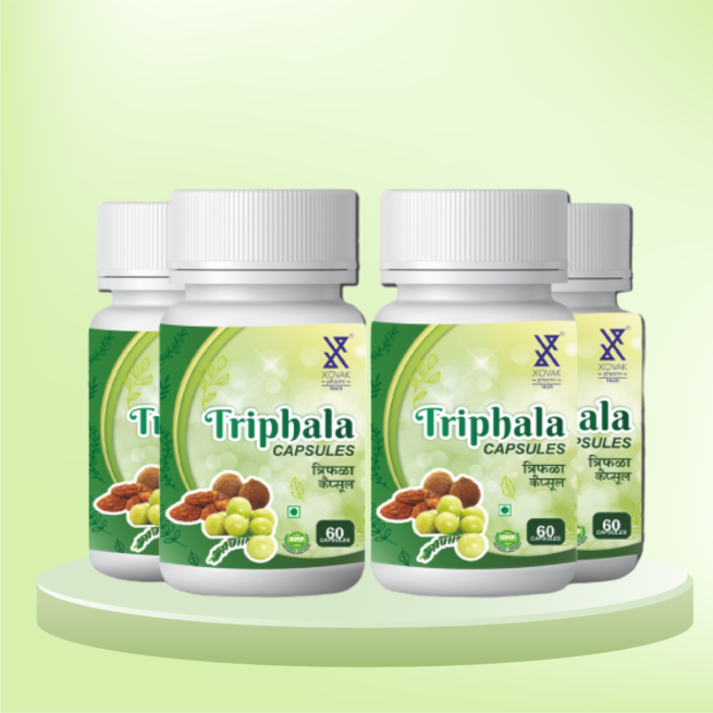 Triphala Capsules | Organic Triphala Churna | Treat Digestion, Appetite, Gut & Immunity