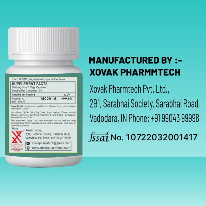 Vitamin A Capsules | Ayurvedic Vitamin A Capsules | Improve Vision, Hair Growth, Skin Glow