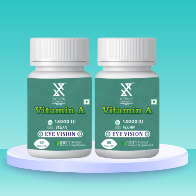 Vitamin A Capsules | Ayurvedic Vitamin A Capsules | Improve Vision, Hair Growth, Skin Glow
