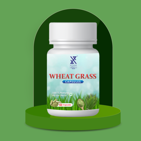 Wheat Grass Capsules | Plant-Based Nutrition Rich & Powerful Antioxidant Supplements