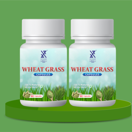 Wheat Grass Capsules | Plant-Based Nutrition Rich & Powerful Antioxidant Supplements